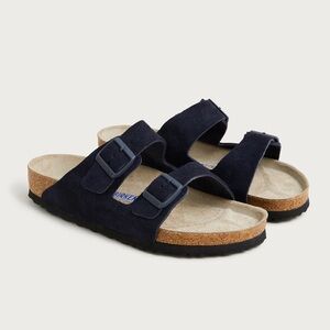 Birkenstock Arizona Soft Suede Softbed Sandals